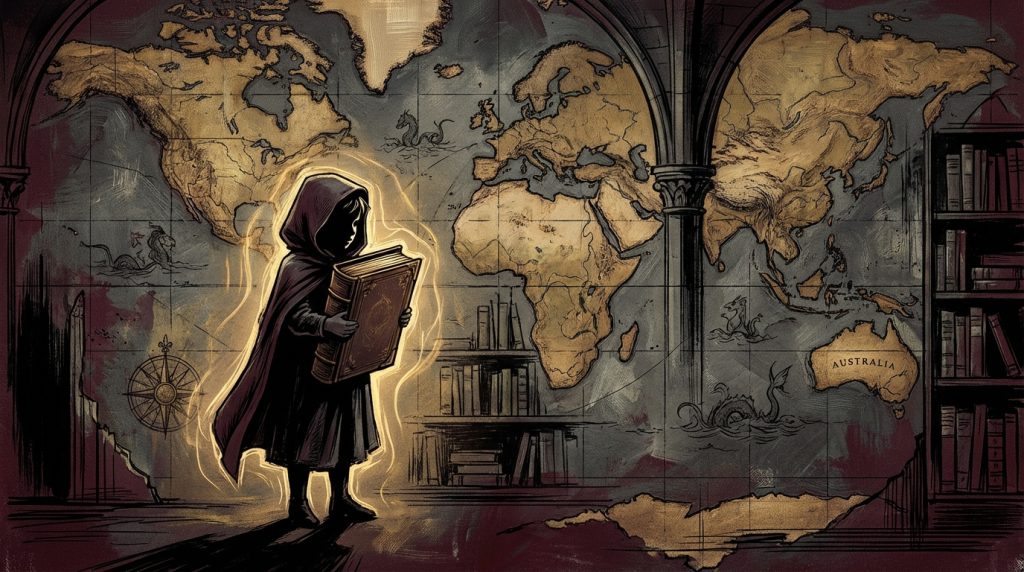 Illustration for the Burr track "Little Theodosia"