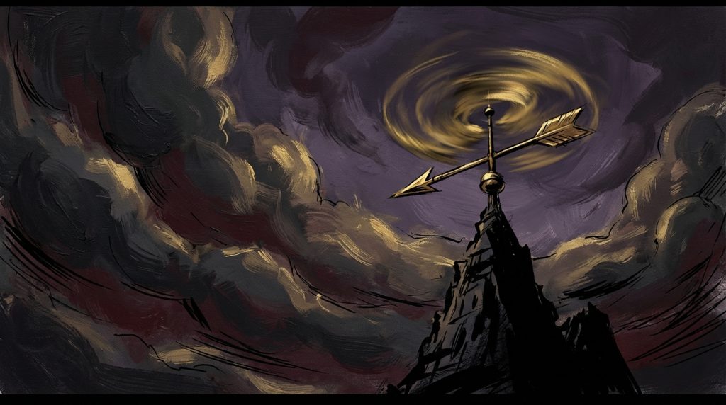 Illustration for the Burr track "No Principles"