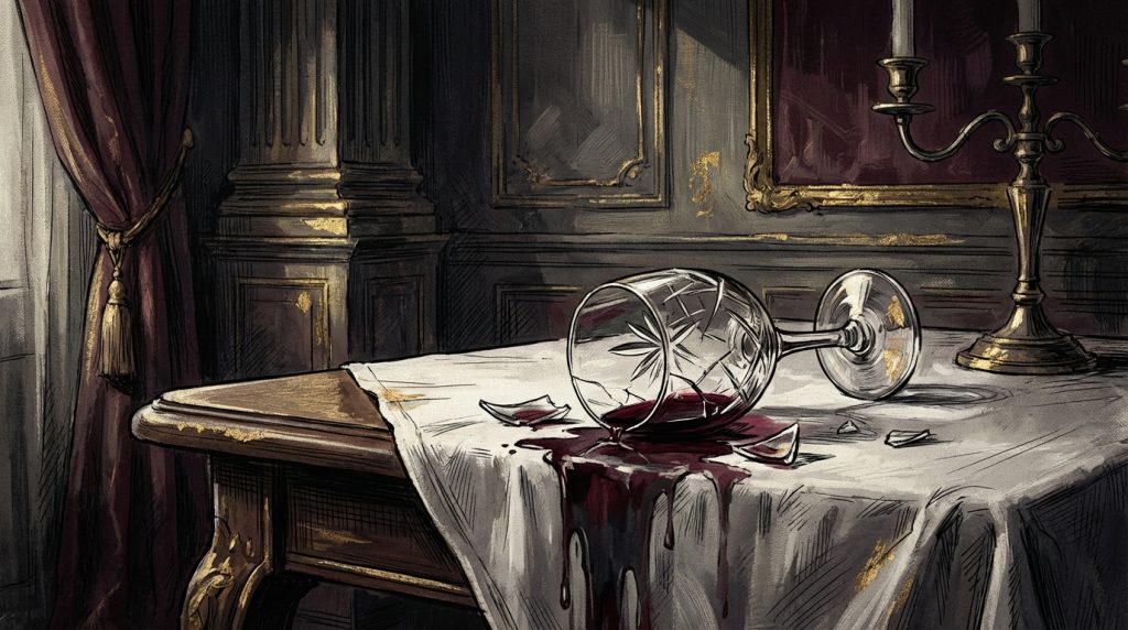 Illustration for the Burr track "The Toast"